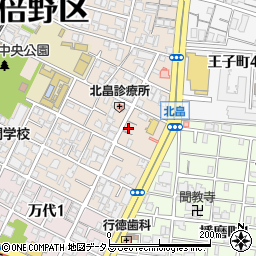 佐野美術店　制作部周辺の地図