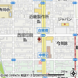 くれない診療所周辺の地図