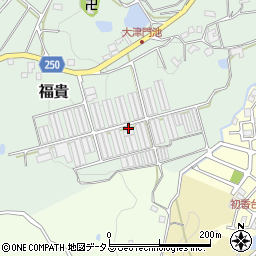 奈良県生駒郡平群町福貴554周辺の地図