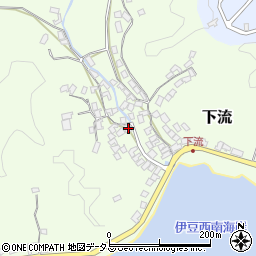 静岡県賀茂郡南伊豆町下流550周辺の地図