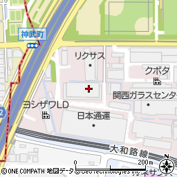 日本通運株式会社天王寺支店オペレーションセンター周辺の地図