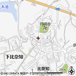 三重県名張市下比奈知2237-3周辺の地図