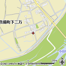 岡山県倉敷市真備町下二万2097-2周辺の地図