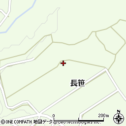 広島県山県郡北広島町長笹588-1周辺の地図