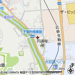 奈良県生駒郡平群町下垣内152周辺の地図