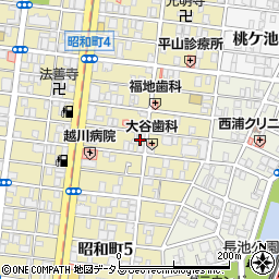 大阪府大阪市阿倍野区昭和町4丁目8-13周辺の地図