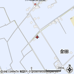 岡山県岡山市東区金田1566周辺の地図