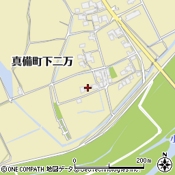岡山県倉敷市真備町下二万2102-1周辺の地図