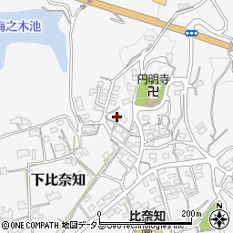 三重県名張市下比奈知2235-3周辺の地図