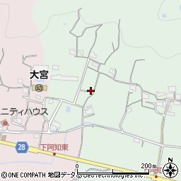 岡山県岡山市東区上阿知989-4周辺の地図