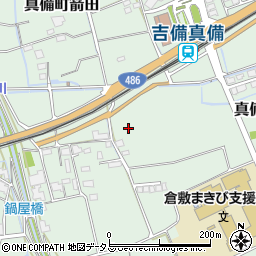 岡山県倉敷市真備町箭田周辺の地図