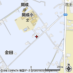 岡山県岡山市東区金田1667-1周辺の地図