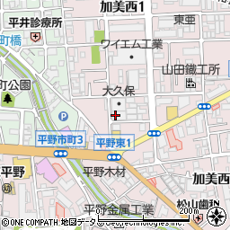 株式会社光陽　大阪工場周辺の地図
