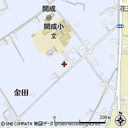 岡山県岡山市東区金田1667-4周辺の地図