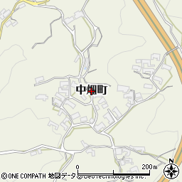 奈良県奈良市中畑町周辺の地図