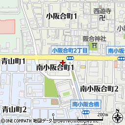 阪奈住宅株式会社周辺の地図