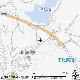 三重県名張市下比奈知3364周辺の地図