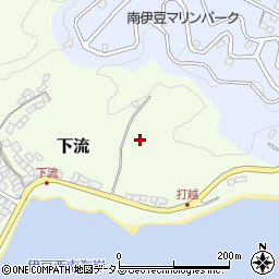 静岡県賀茂郡南伊豆町下流966-2周辺の地図