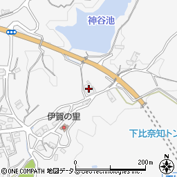 三重県名張市下比奈知3365-1周辺の地図