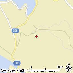山口県萩市須佐入江周辺の地図