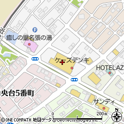 ケーズデンキ名張店周辺の地図