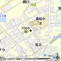 愛知県田原市高松町木場11-1周辺の地図