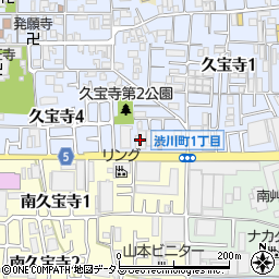 ツジカワ八尾工場周辺の地図