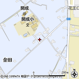 岡山県岡山市東区金田1668周辺の地図