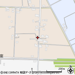 岡山県岡山市東区君津727周辺の地図