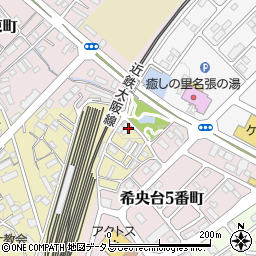 三重県名張市希央台５番町112周辺の地図