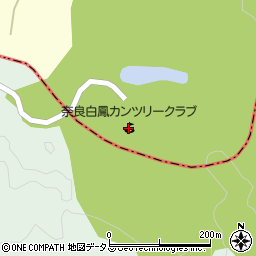 奈良白鳳カンツリークラブ周辺の地図