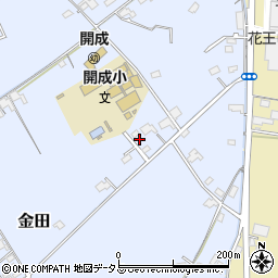 岡山県岡山市東区金田1669周辺の地図