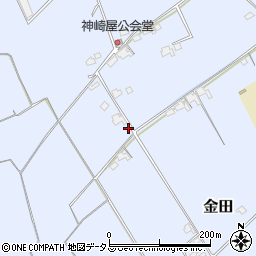 岡山県岡山市東区金田1379周辺の地図