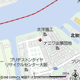 赤尾鋼材株式会社周辺の地図