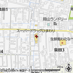 ププレひまわり薬局泉田店周辺の地図