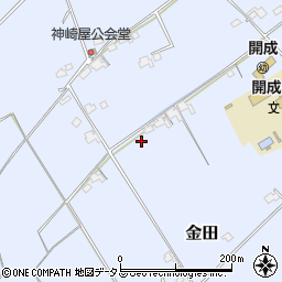 岡山県岡山市東区金田1556周辺の地図