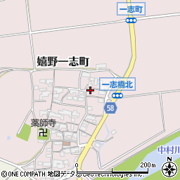 三重県松阪市嬉野一志町614周辺の地図