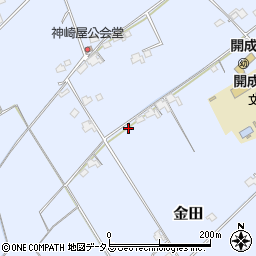 岡山県岡山市東区金田1557周辺の地図