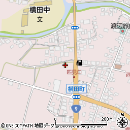 ローソン益田横田店周辺の地図