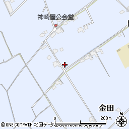 岡山県岡山市東区金田1395周辺の地図