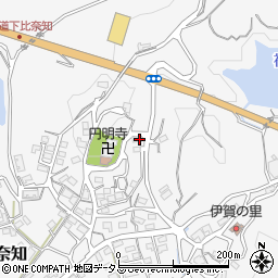 三重県名張市下比奈知1718-1周辺の地図