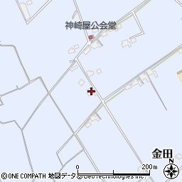 岡山県岡山市東区金田1381周辺の地図