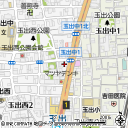 三菱ＵＦＪ銀行玉出支店 ＡＴＭ周辺の地図