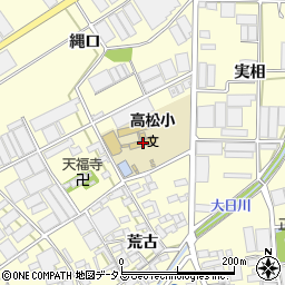 愛知県田原市高松町蔵屋敷18周辺の地図