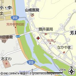 岡山県井原市芳井町与井38周辺の地図