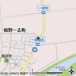 三重県松阪市嬉野一志町184周辺の地図