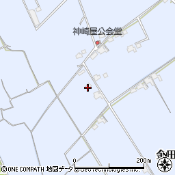 岡山県岡山市東区金田1384周辺の地図