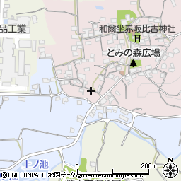 奈良県天理市和爾町1148周辺の地図