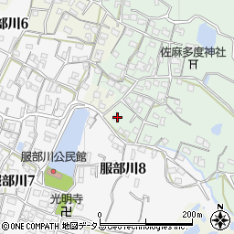 大阪府八尾市山畑390-1周辺の地図