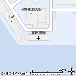 藤原運輸株式会社　大阪支店業務輸入支店周辺の地図